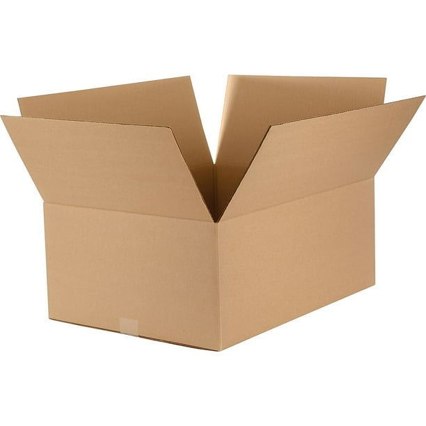 Staples 24" x 18" x 9.75" Shipping Boxes Kraft 15/Bundle (60241809