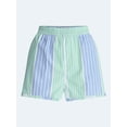thumbnail image 5 of Free Assembly Women's and Women's Plus Ruffle Trim Cotton Poplin Shorts, 2.75" Inseam, Sizes XS-4X, 5 of 5