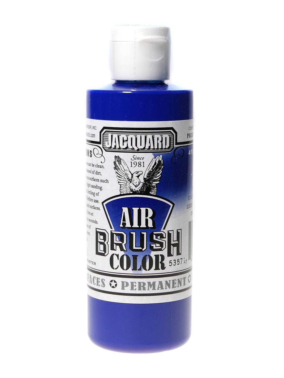 Airbur Color Airbrush Color bright, blue, 4 oz. (pack of 3) - Walmart.com
