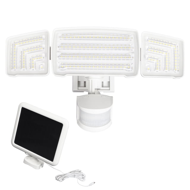 color al aire libre impermeable de la luz LED 5000K de la luz solar de la seguridad 2000LM Leyfeng Luz solar de seguridad