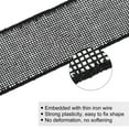 thumbnail image 3 of Uxcell Burlap Ribbon Fabric Wired EdgeBlack 1-1/2 Inch x 10 Yard for Gift Wrapping, Christmas Tree, 3 of 6