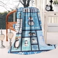 thumbnail image 2 of Cute Penguin Blanket Warm Super Soft Micro Flannel Blanket for Bed Sofa Plane/Living Room Decor 40x50 Inch, 2 of 6