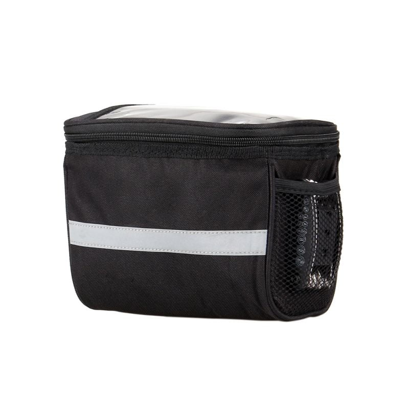 Bike Frame Bag Waterproof Bike Front Tube Handlebar Bag Bicycle Bag with Touch Screen Phone Case