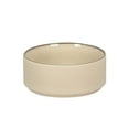 thumbnail image 6 of Gibson Elite Liberty Bay 16-Piece Pottery Clay Stoneware Dinnerware Set – Taupe Reactive Glaze, Stackable Plates and Bowls W/ Pasta Bowl, Service for 4 – Microwave & Dishwasher Safe, 6 of 12