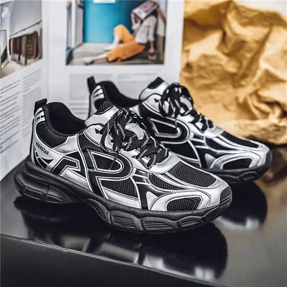 Men's Trendy Casual Sports Shoes-  Simple and Stylish, Suitable for Daily Outdoor Wear and Running! Breathable Mesh Comfortable