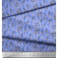 thumbnail image 3 of Soimoi Silk Fabric Moroccan,Stripe & Beetle Insects Print Sewing Fabric Yard 42 Inch Wide, 3 of 3