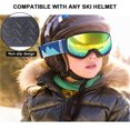 thumbnail image 6 of Findway Kids Ski Goggles, Anti-Fog Kids Snowboard Goggles for Boys Girls Toddler 3-8 Years Old, 6 of 6