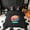 Black 04, variant on Feelyou Drip Donut Basketball Twin Bedding for Boys, Ice cream Sport Bedding Comforter Set, Orange Black, Black Reversible, 7-Piece