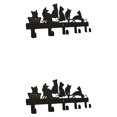 thumbnail image 1 of maskred Decorative Key Rack Holder Hanger Entryway Organization Wall Mounted Cat 2Set, 1 of 6