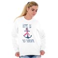 thumbnail image 3 of BCA Pink Ribbon Hope is An Anchor Women Crewneck Sweatshirt Brisco Brands S, 3 of 6