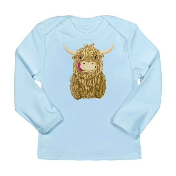 CafePress - Happy Highland Cow Long Sleeve Infant T Shirt - Long Sleeve Infant T-Shirt