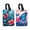 Bright Colorful Flowers & Butterfly, variant on WIRESTER 2pcs Set PU Leather Luggage Tags Privacy Label Flap for Travel Suitcase Baggage - Colorful Little Airplane
