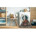 thumbnail image 2 of Ahgly Company Machine Washable Indoor Rectangle Traditional Bakers Brown Area Rugs, 2' x 5', 2 of 7