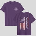 thumbnail image 5 of felwors Anniversary USA Shirt 1776 2026 Patriotic American Flag Shirt We The People 250 T-Shirt (Purple, L), 5 of 9