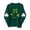 Green H, variant on Women's Casual Long Sleeve Sweatshirt St. Patrick's Day Heart Printed Fashion Crewneck Pullover Tops (XL, Green)