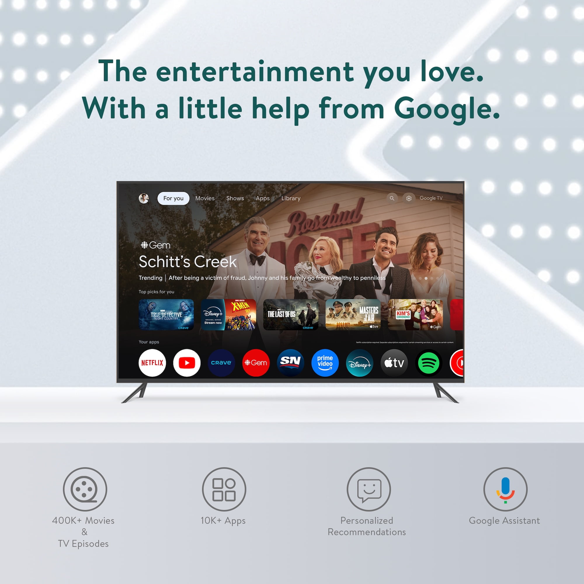 その他 onn. 4K pro Onn. 4K Pro Streaming Device with Google TV Hands-Free Voice