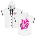 thumbnail image 2 of AJ Lee Love Bites Hooded Baseball Jersey Short Sleeve Shirt Women Men Crewneck Tee, 2 of 3