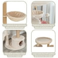 thumbnail image 6 of TRIXIE Anna Jute 50" Cat Tree Scratching Posts Condos Hammocks Perches Cat Toy, Beige, 6 of 8