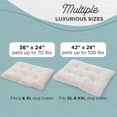 thumbnail image 2 of Best Friends by Sheri Large Comfy Crate Washable Mat Dog Bed, Oyster Herringbone, 2 of 7