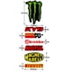 thumbnail image 1 of reflexivo Defensa Decoración Pegatina Monstruo MOTUL OHLINS HRC Calcomanía Impermeable Motocicleta Pegatinas, 1 of 4