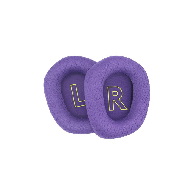Methold Almohadillas para los oídos Cojín para auriculares Protección auditiva Reemplazo de la cubierta de cancelación de ruido de malla Relojes inteligentes Violeta