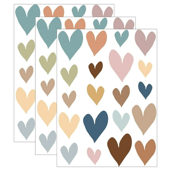 Teacher Created Resources Everyone is Welcome Hearts Accents - Assorted Sizes, 60 Per Pack, 3 Packs
