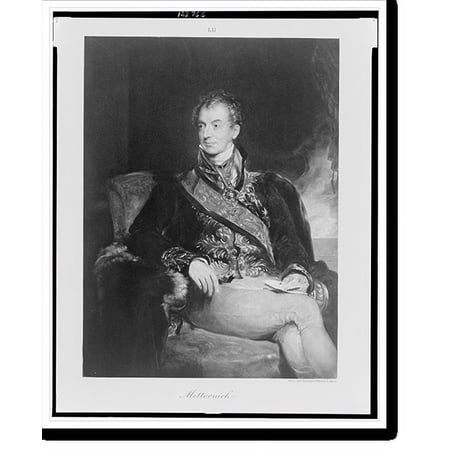 Historic Print, Metternich.Hel. u. impr. Meisenbach Riffarth & Co., Berlin., 16" x 20"