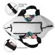 thumbnail image 4 of Balery Green Tropical Leaves Bolsa Tote Estilo Estético con Cremalleras, Bolsa de Hombro, Bolsa de Compras Grande y Plegable, 4 of 8