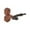 Brown, variant on erfcxs Wall Mount Violin Fiddle Viola Hanger Hook With Bow Holder And Rubber Cushion Wood Base.Easy To Install
