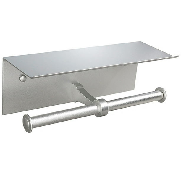 Toilet Paper Holder Toilet Tissue Holder with Mobile Phone Shelf for