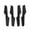 Black2, variant on Portable Fold Propellers Blades with Screws Accessories Spare Part Replacement for Syma X5 X5SC X5SW