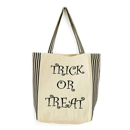 Halloween Collection 14" Stripe Trick or Treat Bag