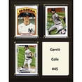thumbnail image 1 of MLB Plaque Trois Cartes 8"X10 Pouces Gerrit Cole Yankees de New York, 1 of 1
