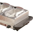 thumbnail image 4 of Brentwood 180-Watt 4.5-Qt. 3-Pan Buffet Server and Warming Tray, Silver, 4 of 6