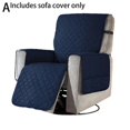 thumbnail image 2 of Funda de sofá reclinable de malla de 1/2/3/4 plazas, protector elástico para sofá Lazy Boy, sillón para el hogar, mascotas, sillón, funda antiarañazos D2n3, 2 of 5