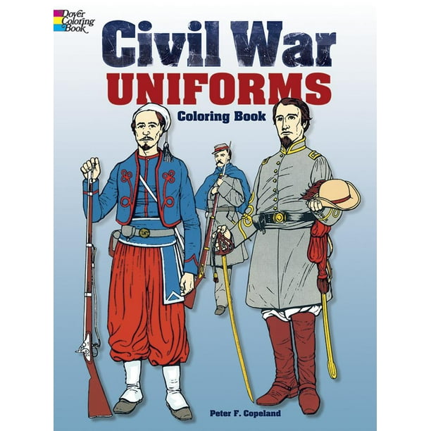 Civil War Uniforms Coloring Book