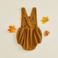 thumbnail image 5 of KPOPLK Baby Boys Girls Bubble Romper Overalls Embroidery Suspender Jumpsuit Fall Infant Outfit Clothes,Size 6-12 Months, 5 of 5