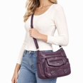 thumbnail image 3 of Spencer Women's Handbag, PU Leather Shoulder Bag for Women, Multi-Pocket Crossbody Purse, Pocketbook with Adjustable Strap, 3 of 9