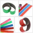 thumbnail image 2 of OULII 7Pack Slap Bracelets Assorted Color PVC for Children Night Celebrations, 2 of 8