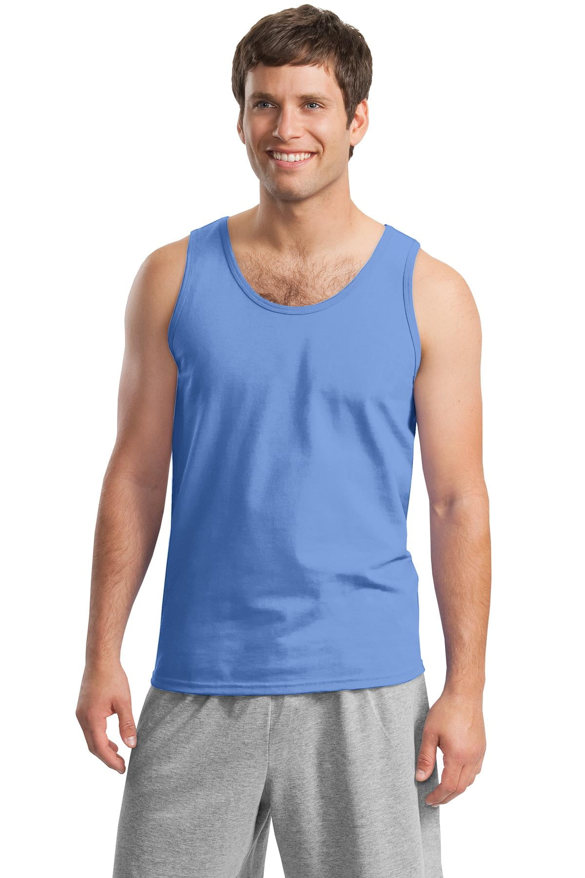 Gildan Gildan Men's 100 Percent Cotton U Neck Tank Top. 2200