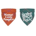 thumbnail image 1 of Xingzhi Thanksgiving Dog Triangle Green Plaid 1, 1 of 8