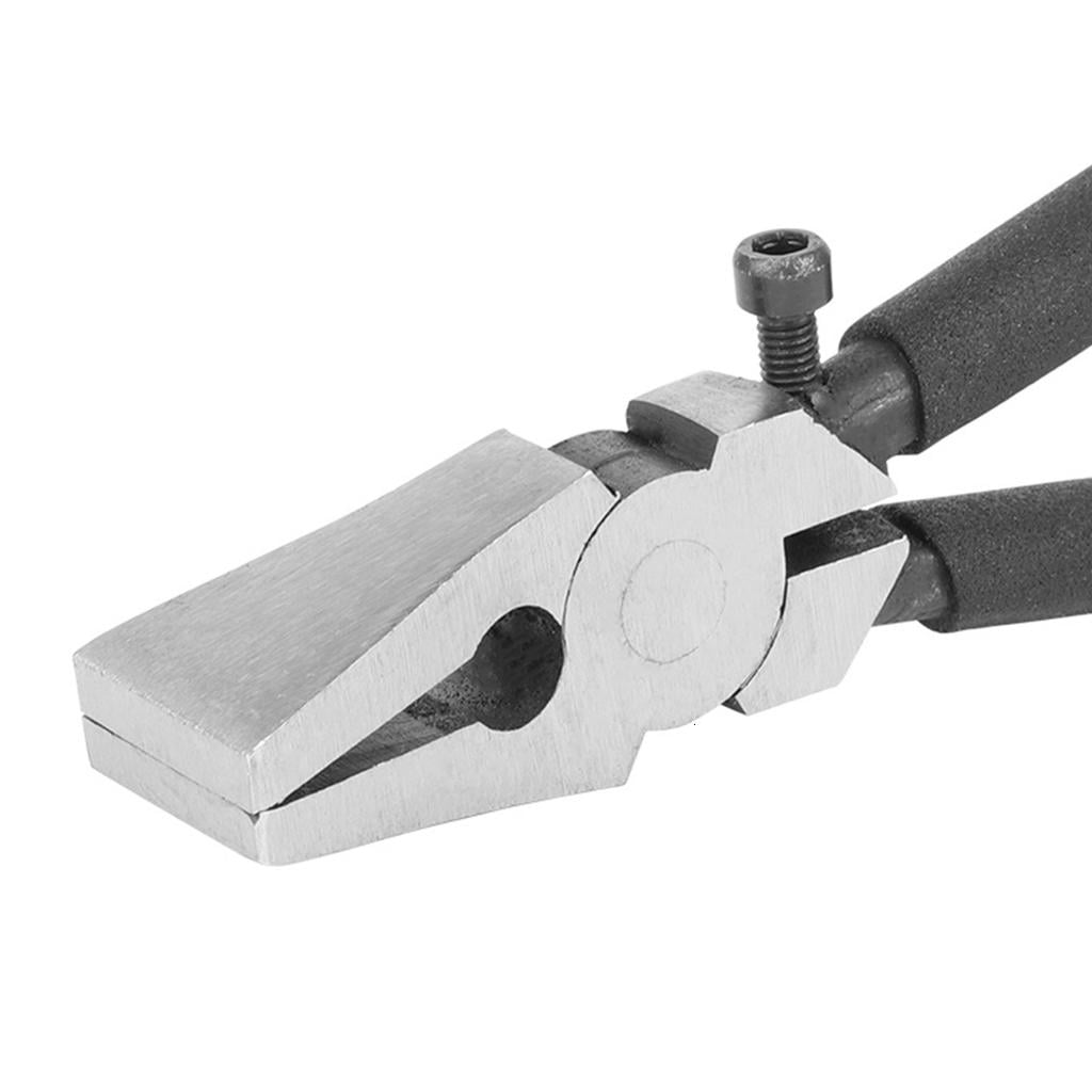 CEORPER Flat Nose Draw Tong Jewelry Pliers Wire Drawing Pliers with Adjustment Function