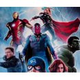thumbnail image 2 of Avengers "Painting Style Poster" Iron Man, Hulk, Hawkeye, Thor, Captain America - Marvel 19"x13", 2 of 5