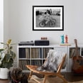 thumbnail image 4 of Art.com Women Riding Bicycles in Saigon Photographic Print by John Dominis, Black Frame Wall Art, 40" x 32", 4 of 5