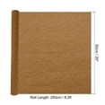thumbnail image 2 of Uxcell 8.2ft Crepe Paper Roll, 1 Roll 20" Width Paper Streamer Sheet for Craft Flower Making Decoration, Brown, 2 of 6