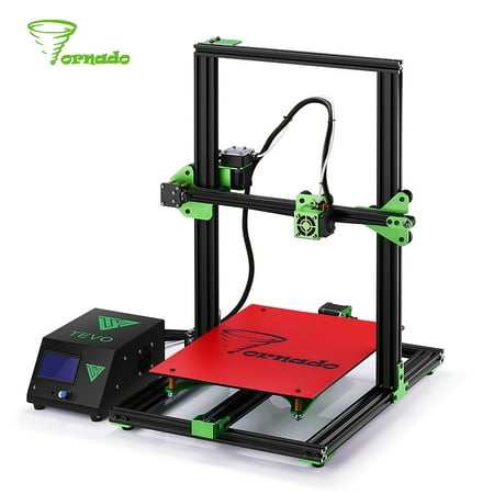 TEVO Tornado DIY 3D Printer Kit 300*300*400mm Large Printing Size 1.75mm 0.4mm Nozzle Support Off-line
