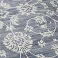 thumbnail image 3 of ReaLife Machine Washable Rug - Stain Resistant, Non-Shed - Eco-Friendly, Non-Slip, Family & Pet Friendly - Eva Floral Scroll Border - Gray Beige - 4' x 6', 3 of 7