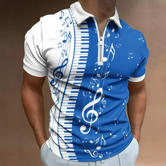 Titcea Mens Shirts Fashion Printed Lapel Short Sleeve Buttons Shirt Hawaii Beach Vacation Summer Party Casual T Shirts