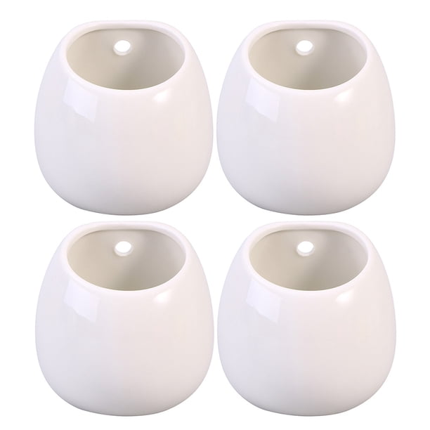 EeaseMX 4 macetas colgantes sencillas para pared, macetas decorativas.