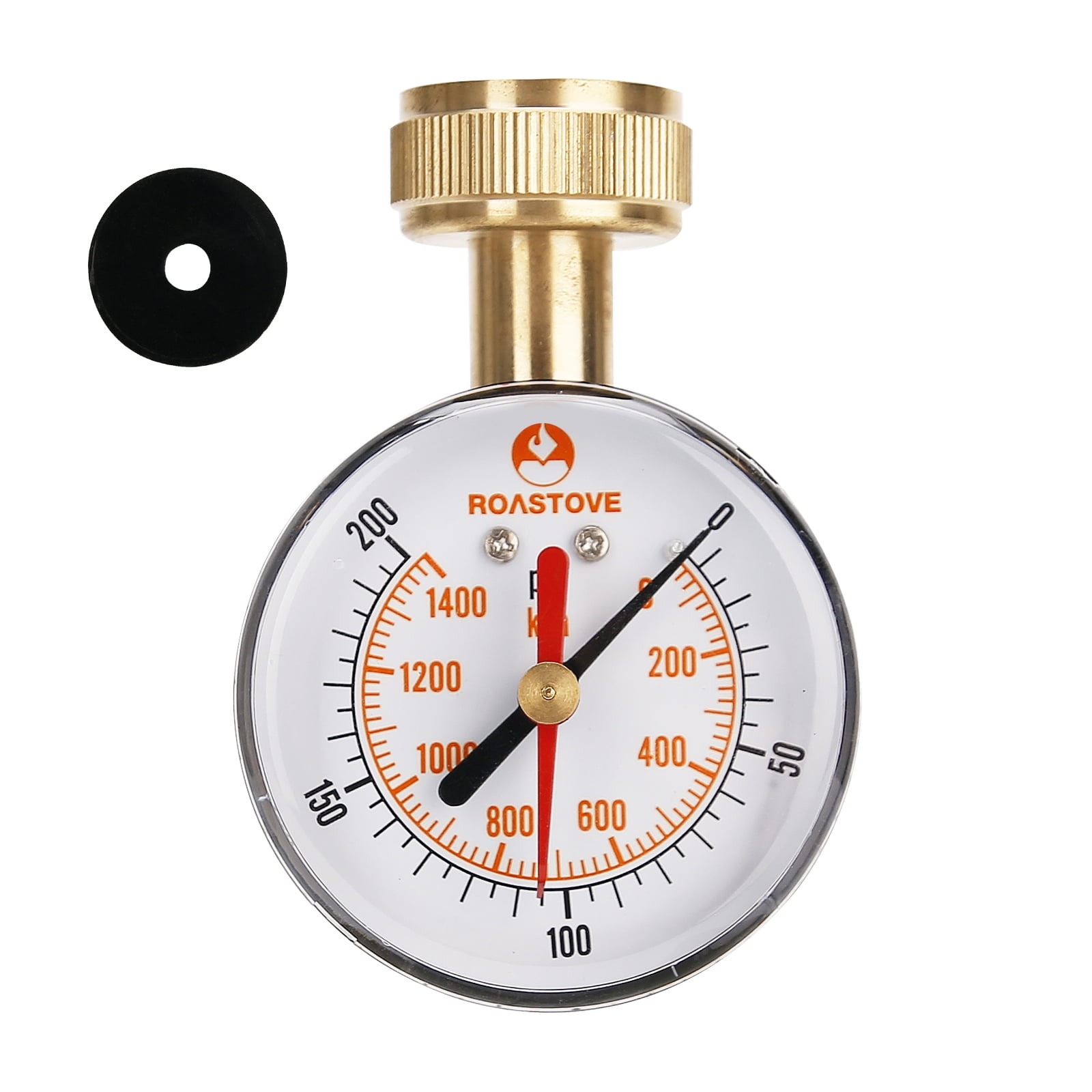 Roastove 21/2" Water Pressure Test Gauge,House Water Pressure Gauge